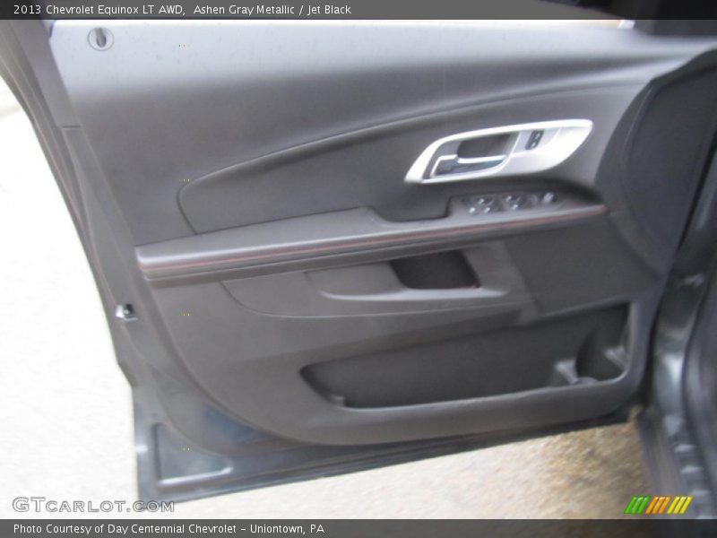 Ashen Gray Metallic / Jet Black 2013 Chevrolet Equinox LT AWD