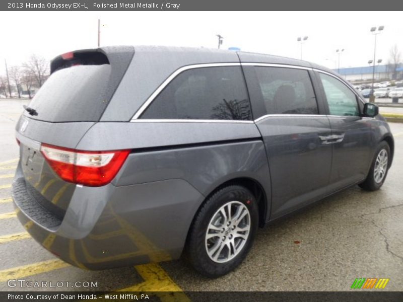 Polished Metal Metallic / Gray 2013 Honda Odyssey EX-L