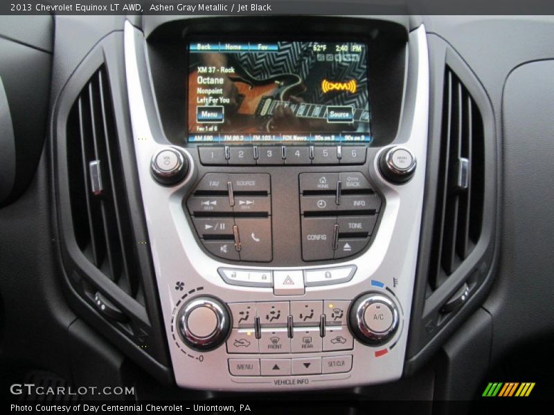 Ashen Gray Metallic / Jet Black 2013 Chevrolet Equinox LT AWD