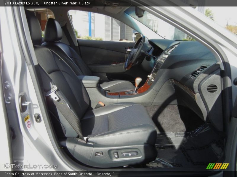 Tungsten Silver Pearl / Black 2010 Lexus ES 350