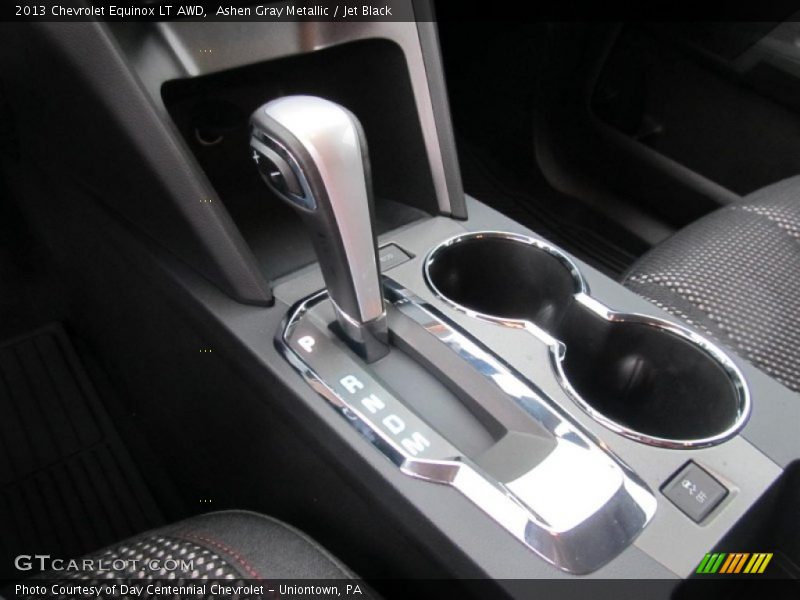 Ashen Gray Metallic / Jet Black 2013 Chevrolet Equinox LT AWD