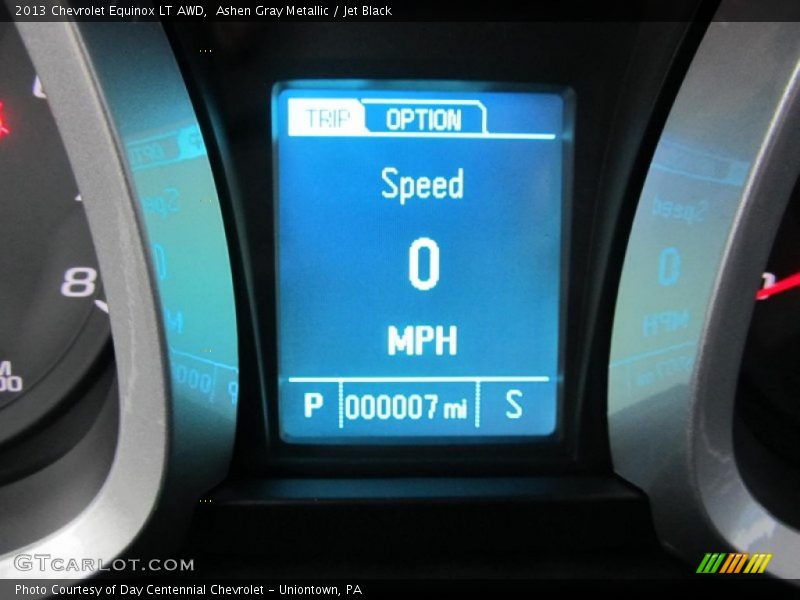 Ashen Gray Metallic / Jet Black 2013 Chevrolet Equinox LT AWD