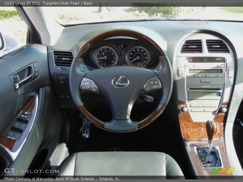 Tungsten Silver Pearl / Black 2010 Lexus ES 350