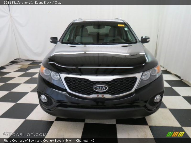 Ebony Black / Gray 2011 Kia Sorento LX