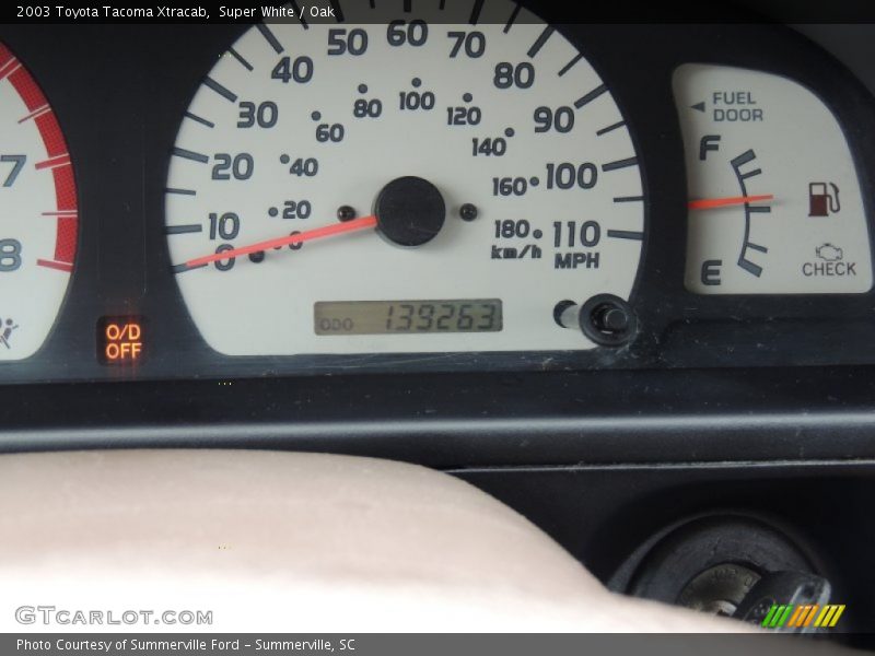 Super White / Oak 2003 Toyota Tacoma Xtracab