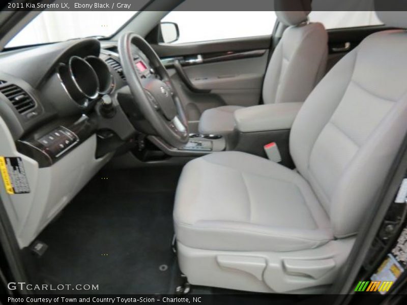 Ebony Black / Gray 2011 Kia Sorento LX