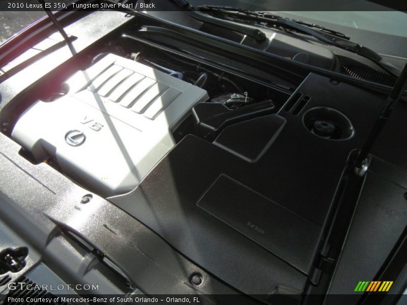 Tungsten Silver Pearl / Black 2010 Lexus ES 350