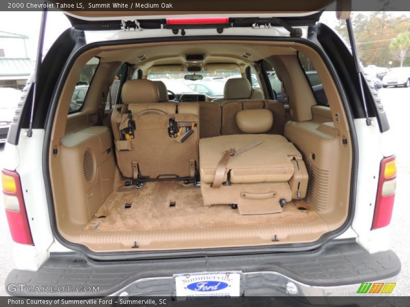 Summit White / Medium Oak 2000 Chevrolet Tahoe LS