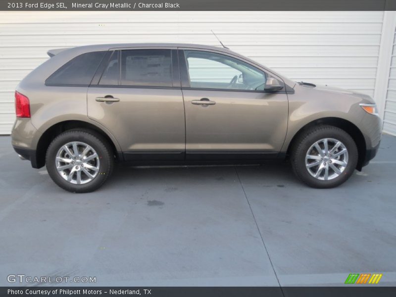 Mineral Gray Metallic / Charcoal Black 2013 Ford Edge SEL