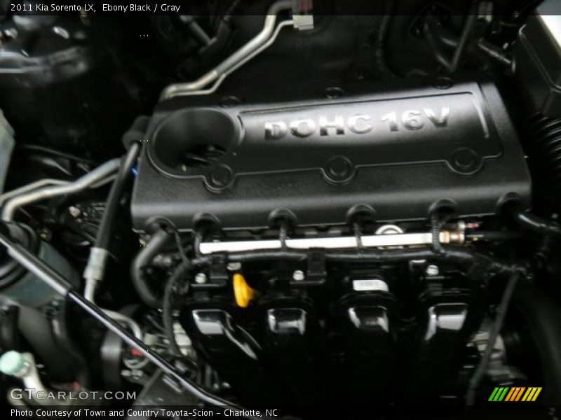 Ebony Black / Gray 2011 Kia Sorento LX