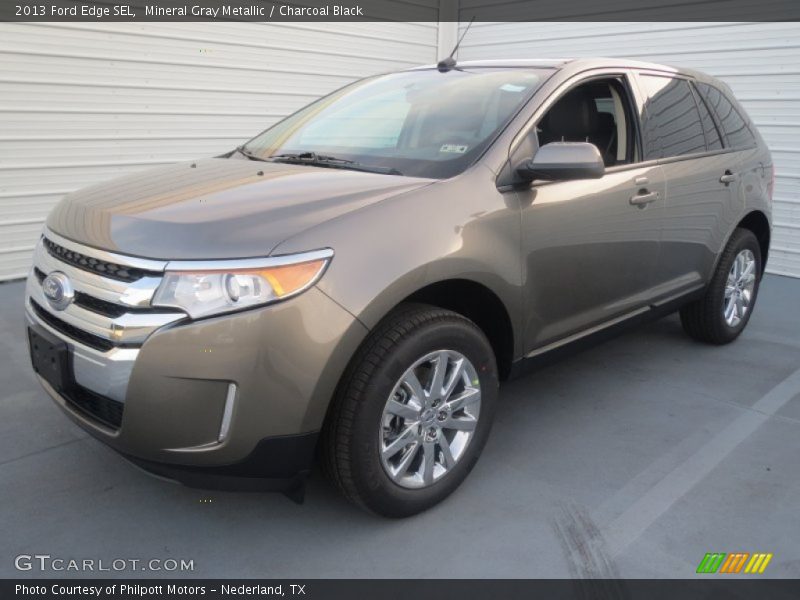 Mineral Gray Metallic / Charcoal Black 2013 Ford Edge SEL