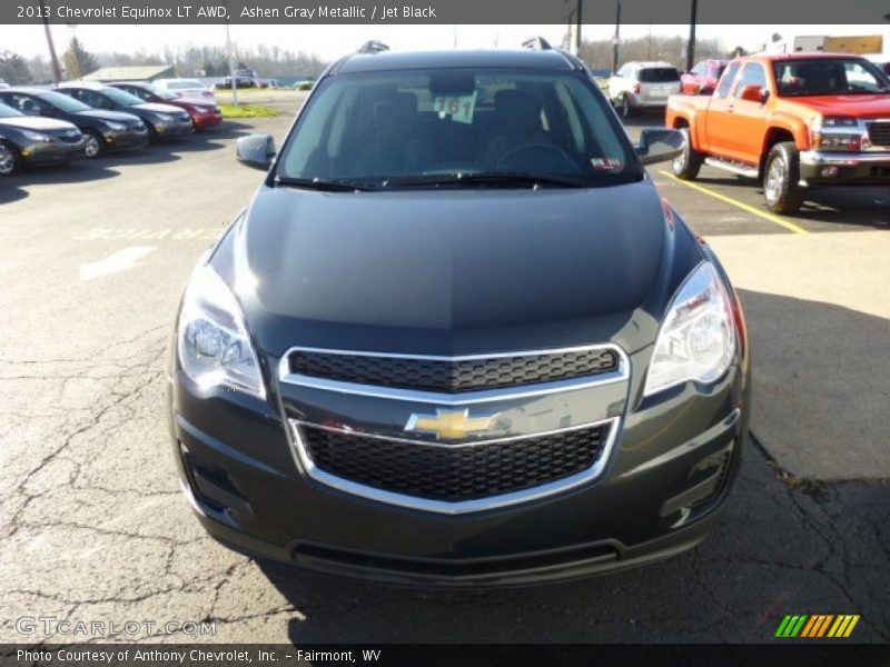 Ashen Gray Metallic / Jet Black 2013 Chevrolet Equinox LT AWD