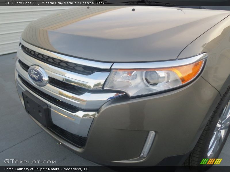 Mineral Gray Metallic / Charcoal Black 2013 Ford Edge SEL