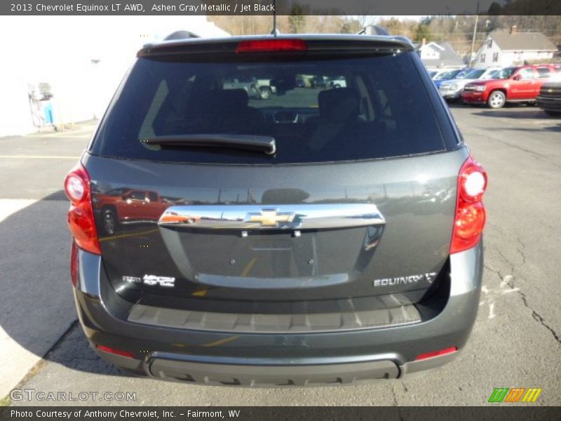 Ashen Gray Metallic / Jet Black 2013 Chevrolet Equinox LT AWD
