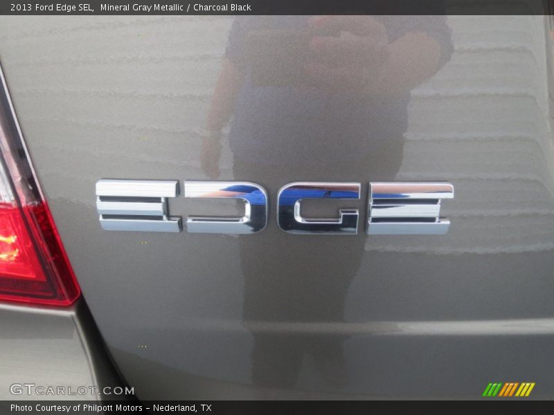 Mineral Gray Metallic / Charcoal Black 2013 Ford Edge SEL