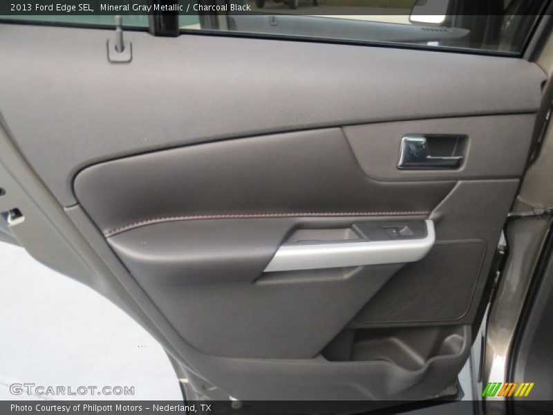 Mineral Gray Metallic / Charcoal Black 2013 Ford Edge SEL