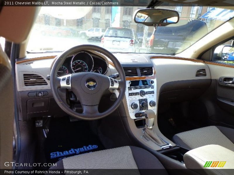 Mocha Steel Metallic / Cocoa/Cashmere 2011 Chevrolet Malibu LT
