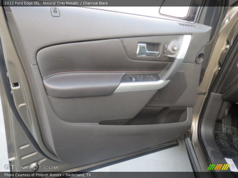 Mineral Gray Metallic / Charcoal Black 2013 Ford Edge SEL