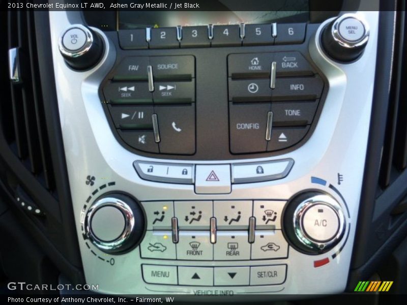 Ashen Gray Metallic / Jet Black 2013 Chevrolet Equinox LT AWD