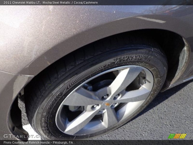 Mocha Steel Metallic / Cocoa/Cashmere 2011 Chevrolet Malibu LT