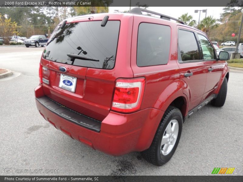 Redfire Metallic / Camel 2008 Ford Escape XLT