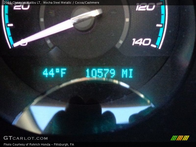 Mocha Steel Metallic / Cocoa/Cashmere 2011 Chevrolet Malibu LT