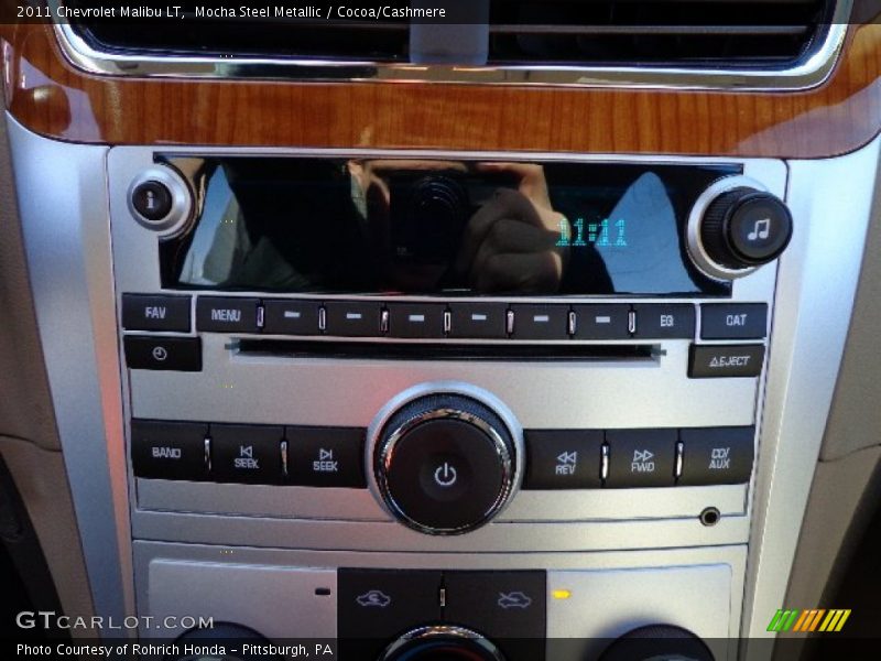 Mocha Steel Metallic / Cocoa/Cashmere 2011 Chevrolet Malibu LT