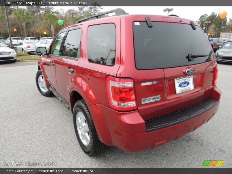 Redfire Metallic / Camel 2008 Ford Escape XLT