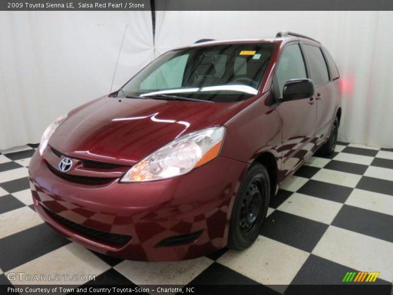 Salsa Red Pearl / Stone 2009 Toyota Sienna LE