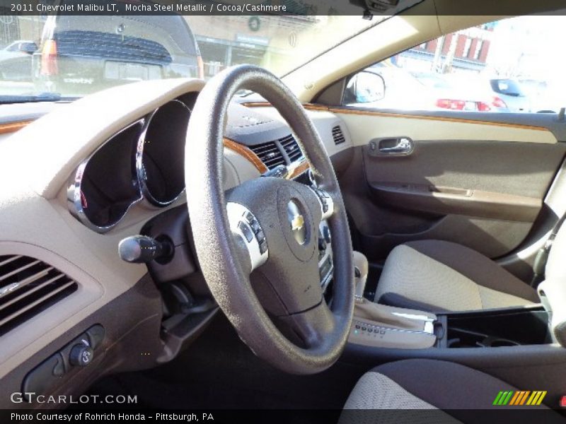 Mocha Steel Metallic / Cocoa/Cashmere 2011 Chevrolet Malibu LT