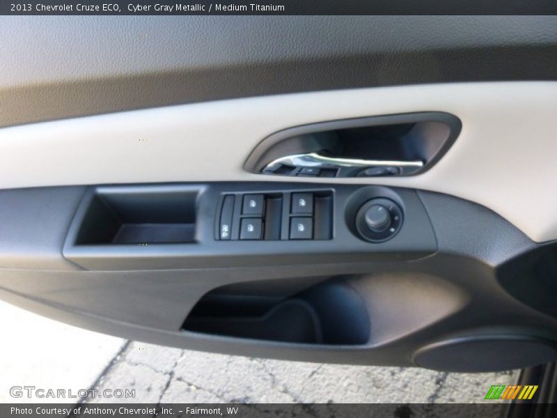Cyber Gray Metallic / Medium Titanium 2013 Chevrolet Cruze ECO