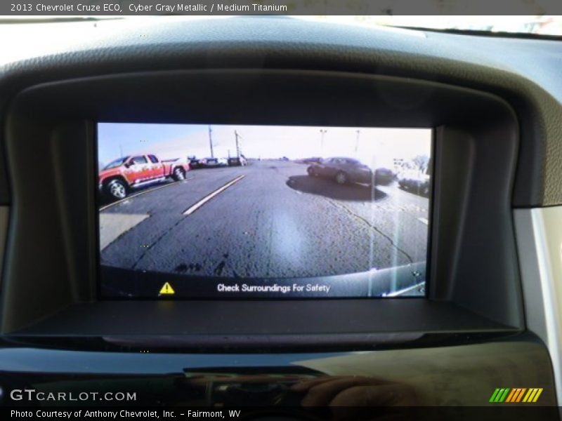Cyber Gray Metallic / Medium Titanium 2013 Chevrolet Cruze ECO