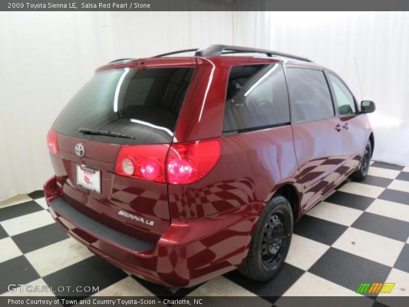 Salsa Red Pearl / Stone 2009 Toyota Sienna LE