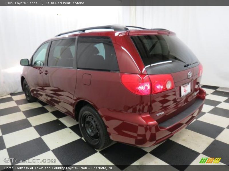 Salsa Red Pearl / Stone 2009 Toyota Sienna LE