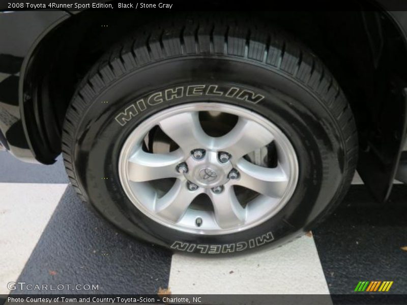 Black / Stone Gray 2008 Toyota 4Runner Sport Edition
