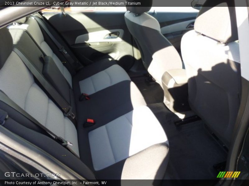 Cyber Gray Metallic / Jet Black/Medium Titanium 2013 Chevrolet Cruze LS