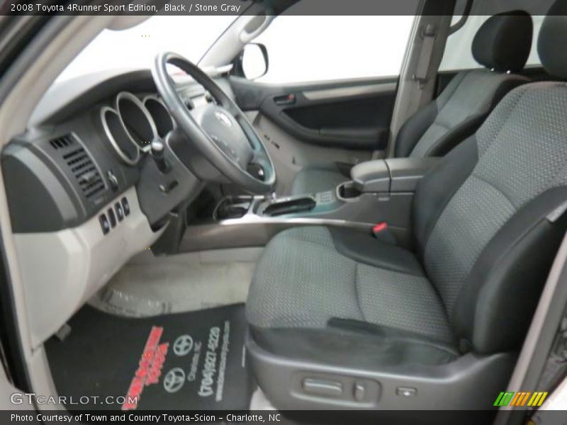 Black / Stone Gray 2008 Toyota 4Runner Sport Edition