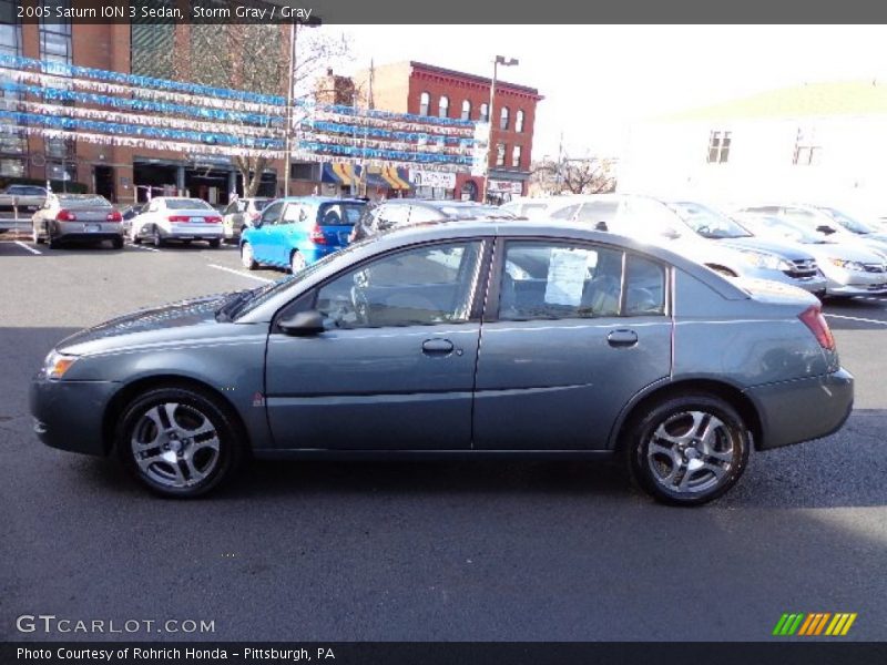 Storm Gray / Gray 2005 Saturn ION 3 Sedan