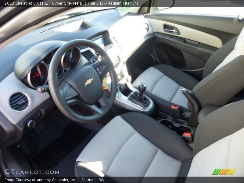 Jet Black/Medium Titanium Interior - 2013 Cruze LS 