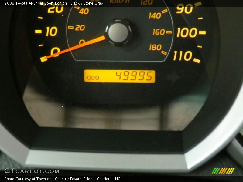 Black / Stone Gray 2008 Toyota 4Runner Sport Edition