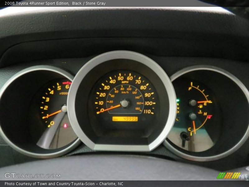 Black / Stone Gray 2008 Toyota 4Runner Sport Edition