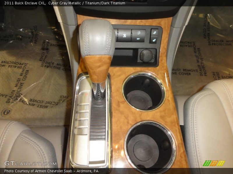 Cyber Gray Metallic / Titanium/Dark Titanium 2011 Buick Enclave CXL