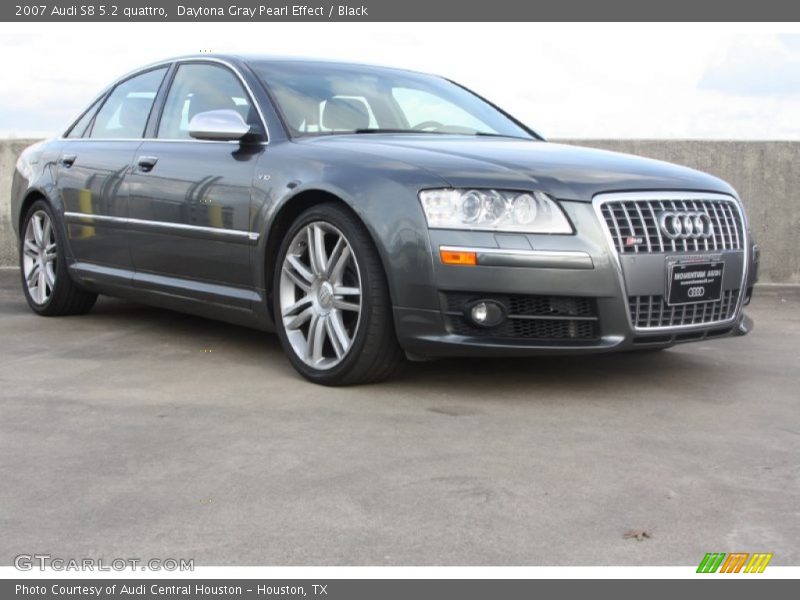 Daytona Gray Pearl Effect / Black 2007 Audi S8 5.2 quattro