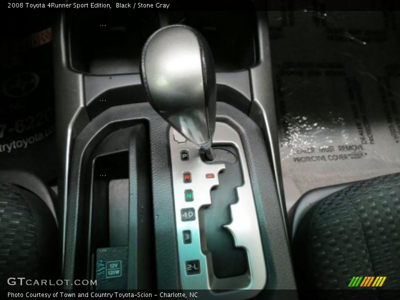 Black / Stone Gray 2008 Toyota 4Runner Sport Edition