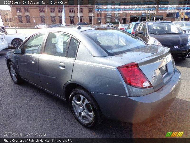 Storm Gray / Gray 2005 Saturn ION 3 Sedan