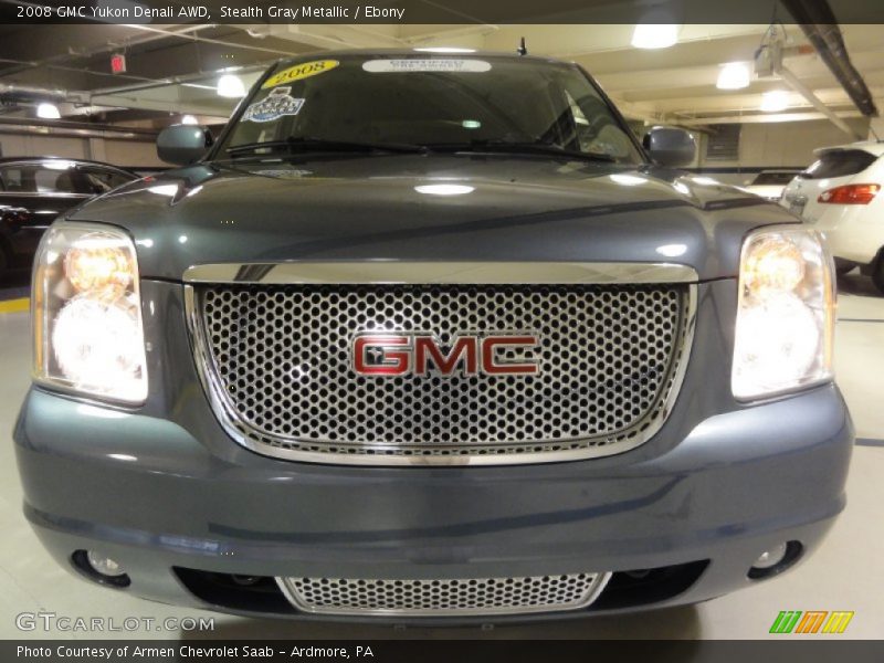 Stealth Gray Metallic / Ebony 2008 GMC Yukon Denali AWD