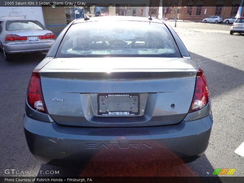 Storm Gray / Gray 2005 Saturn ION 3 Sedan