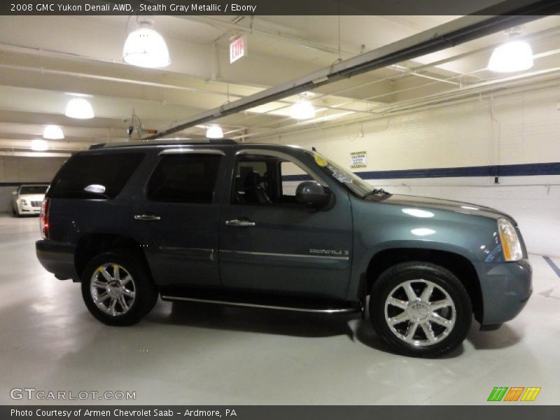 Stealth Gray Metallic / Ebony 2008 GMC Yukon Denali AWD