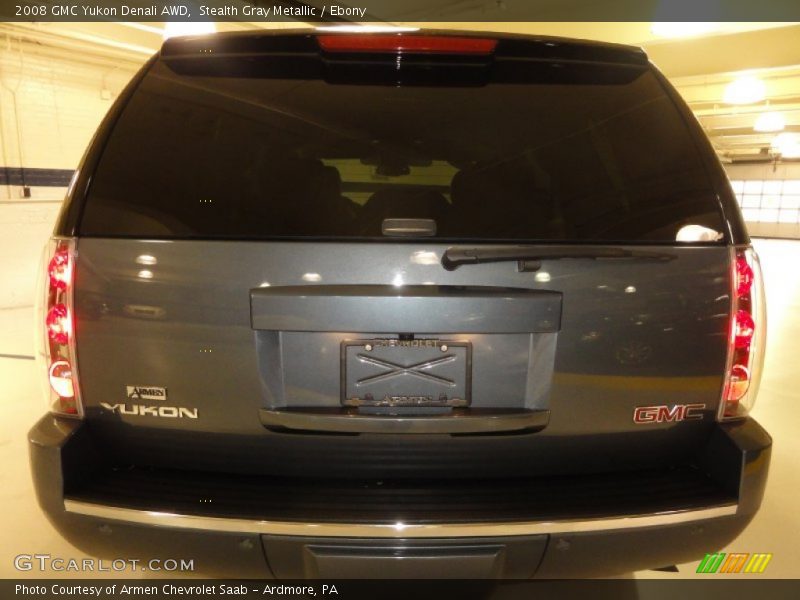 Stealth Gray Metallic / Ebony 2008 GMC Yukon Denali AWD