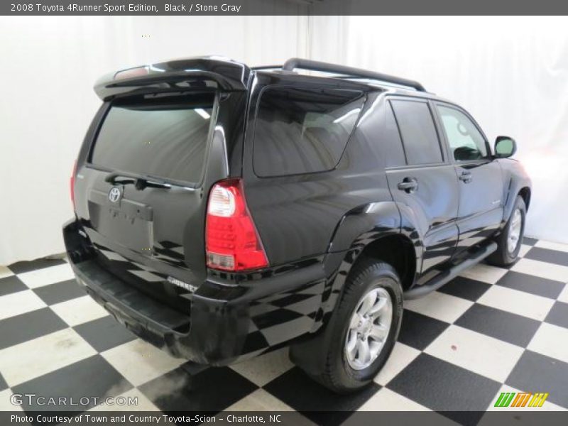 Black / Stone Gray 2008 Toyota 4Runner Sport Edition
